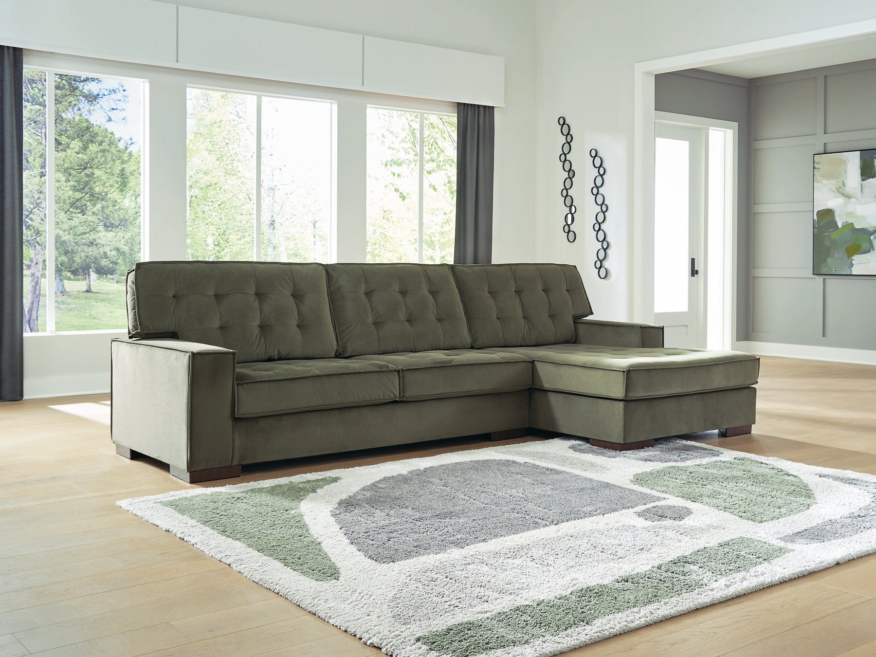 Caspian-Town Sectional with Chaise