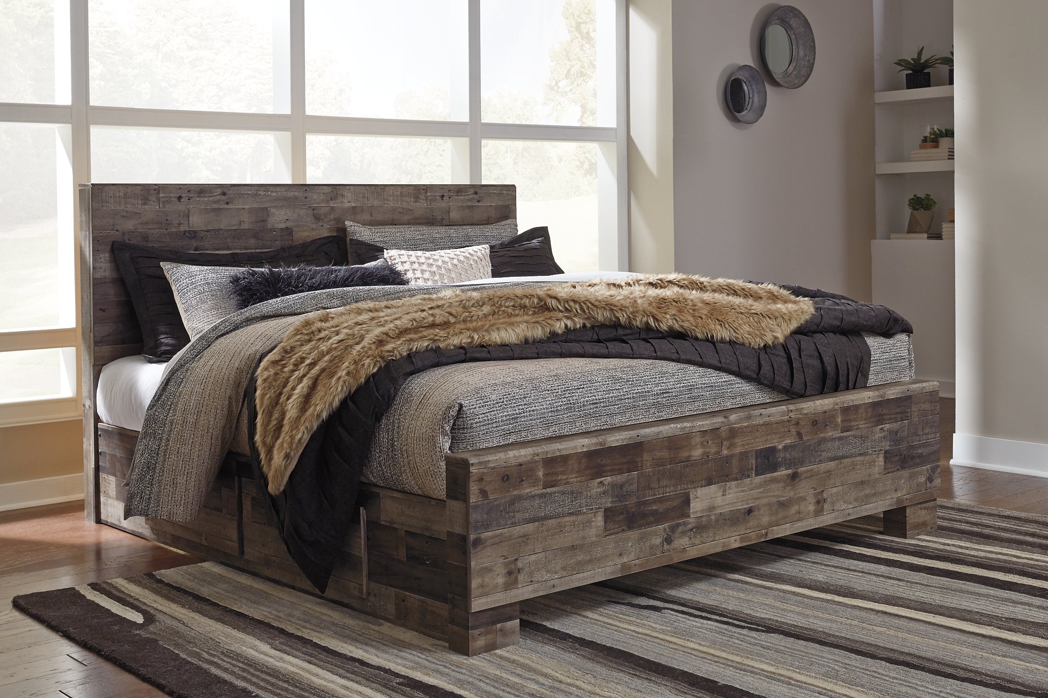 Derekson Bed with 2 Side Storage