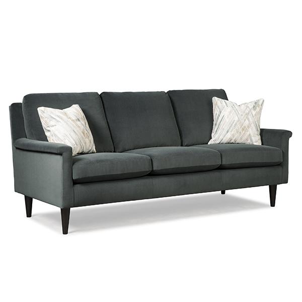 DACEY COLLECTION LEATHER STATIONARY SOFA- S11DWLU