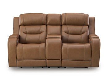 Knightington Power Reclining Loveseat with Audio Seating