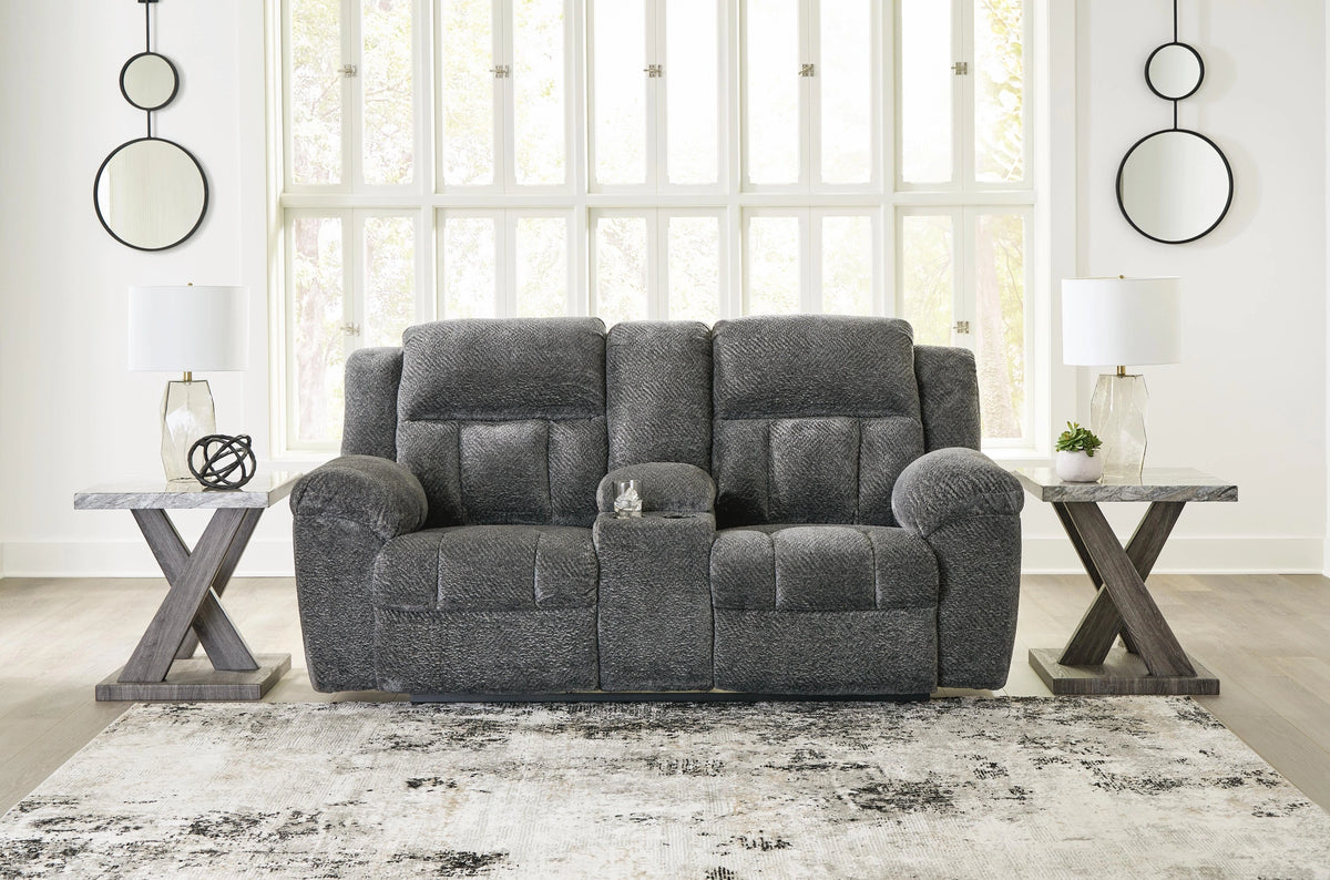 Frohn Reclining Loveseat with Console