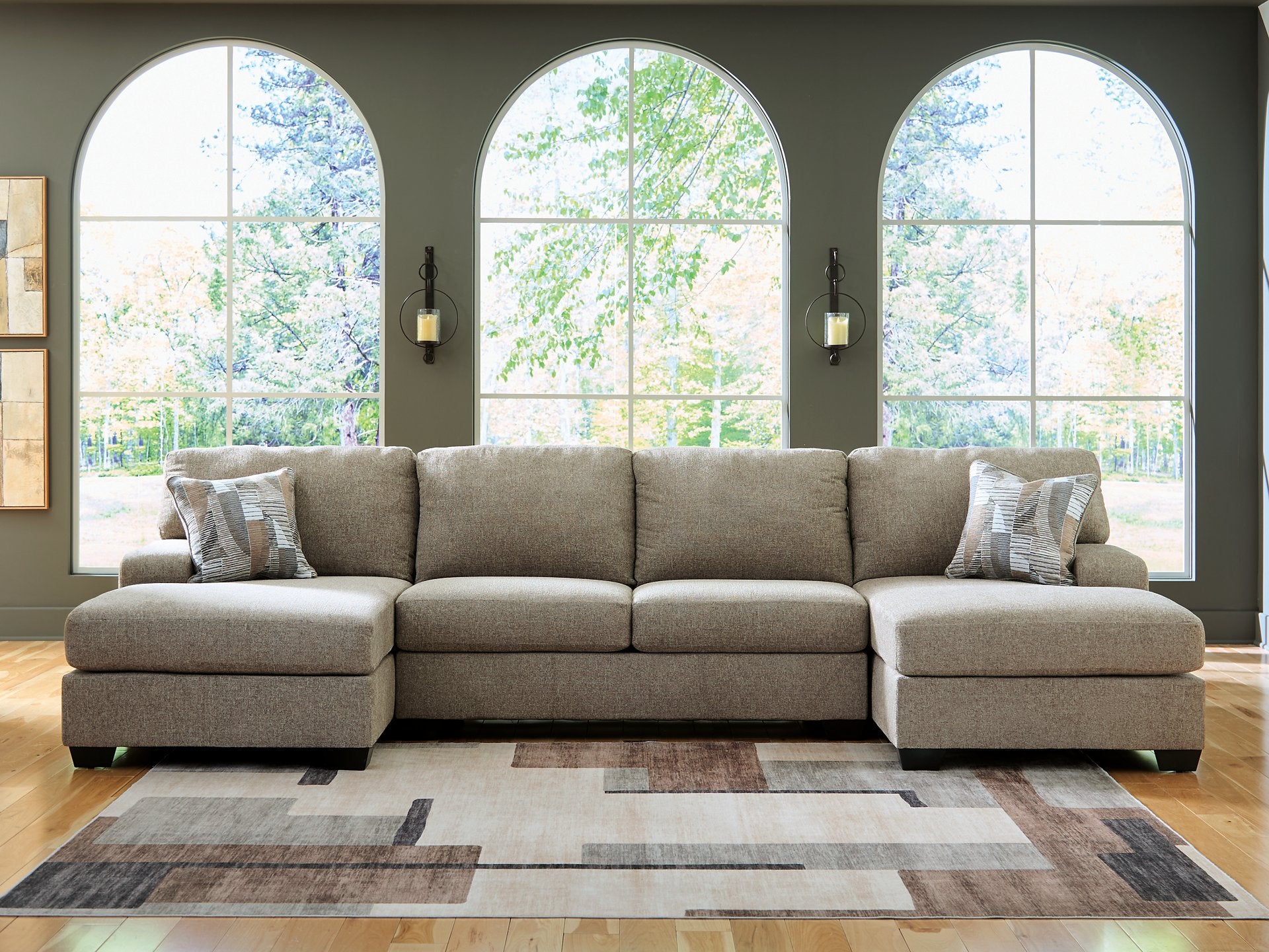 Newellen Sectional with Double Chaise