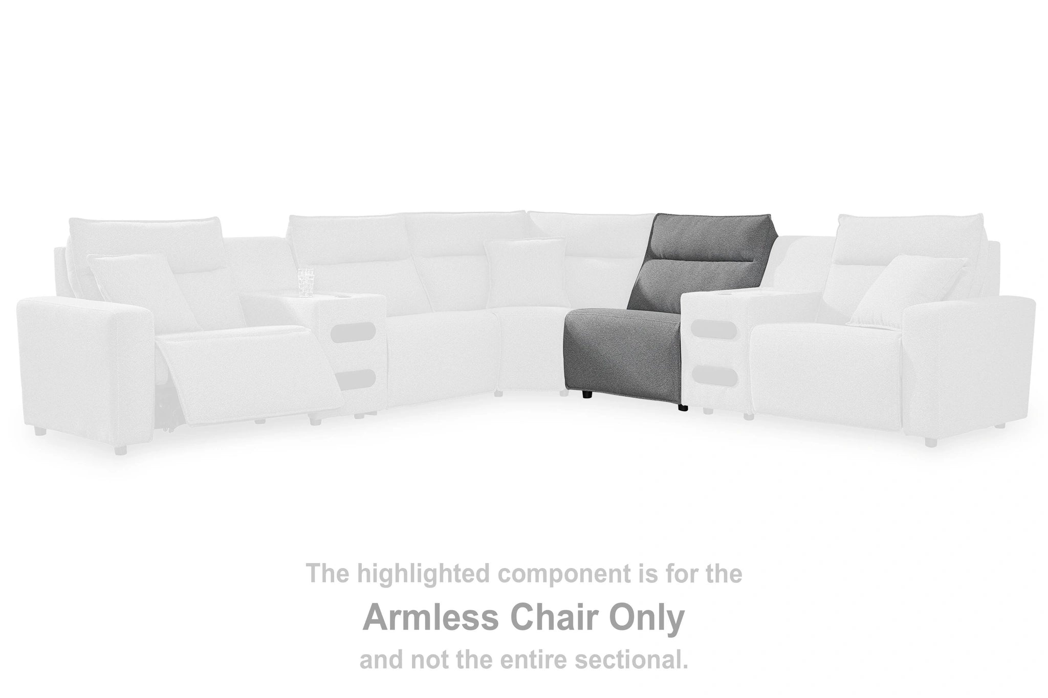 Modmax Reclining Sectional with Audio Console