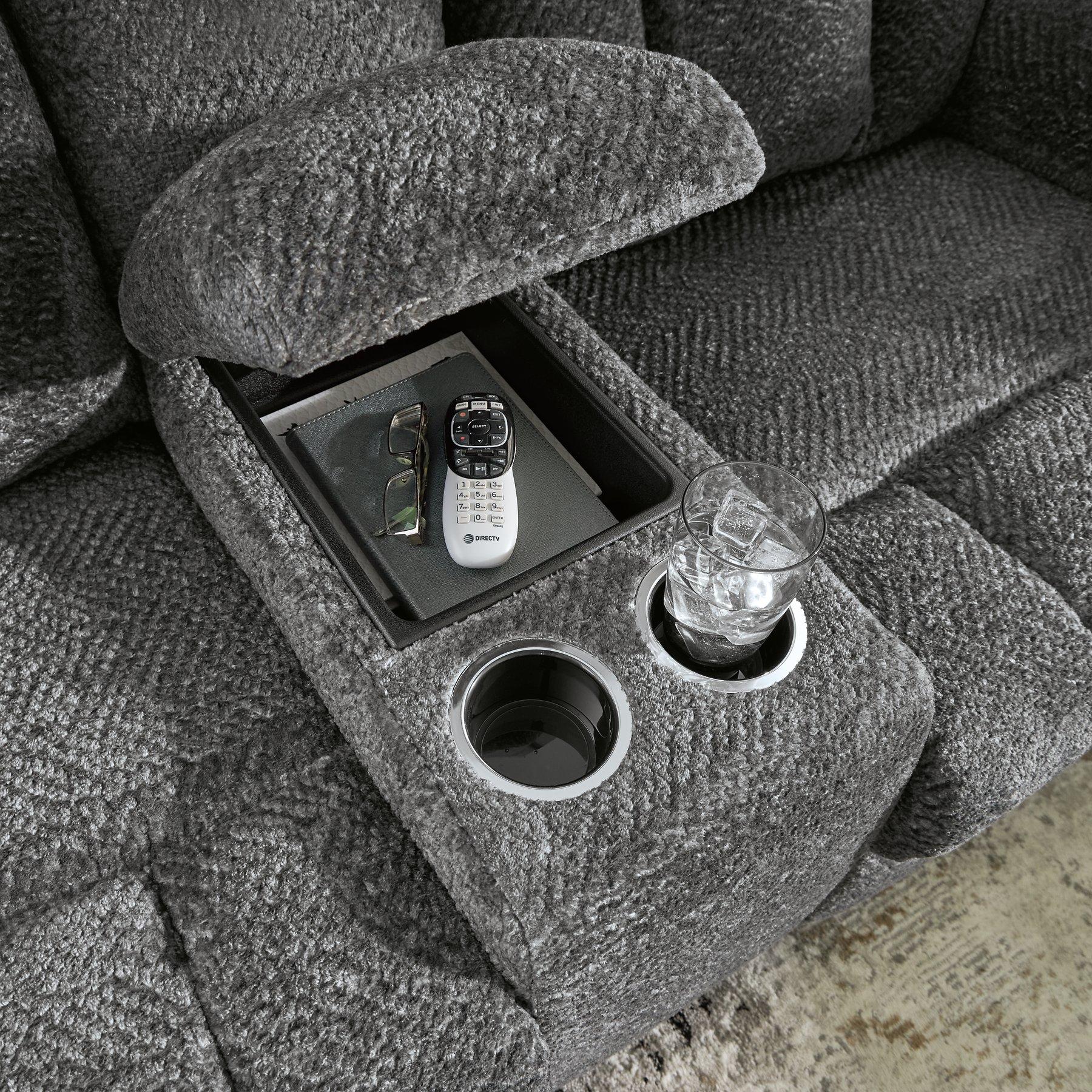 Frohn Reclining Loveseat with Console