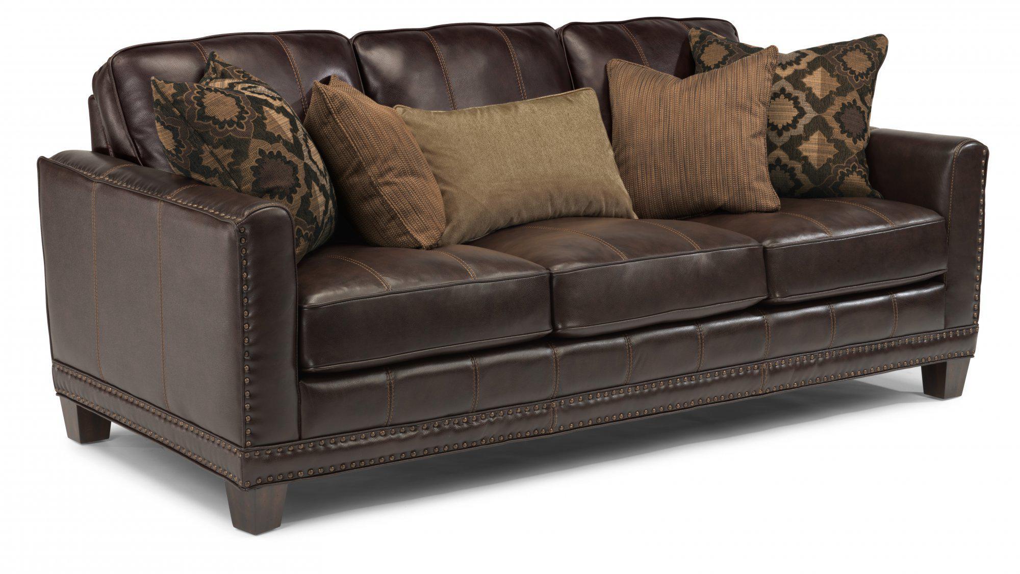 Flexsteel Latitudes Port Royal Leather Sofa