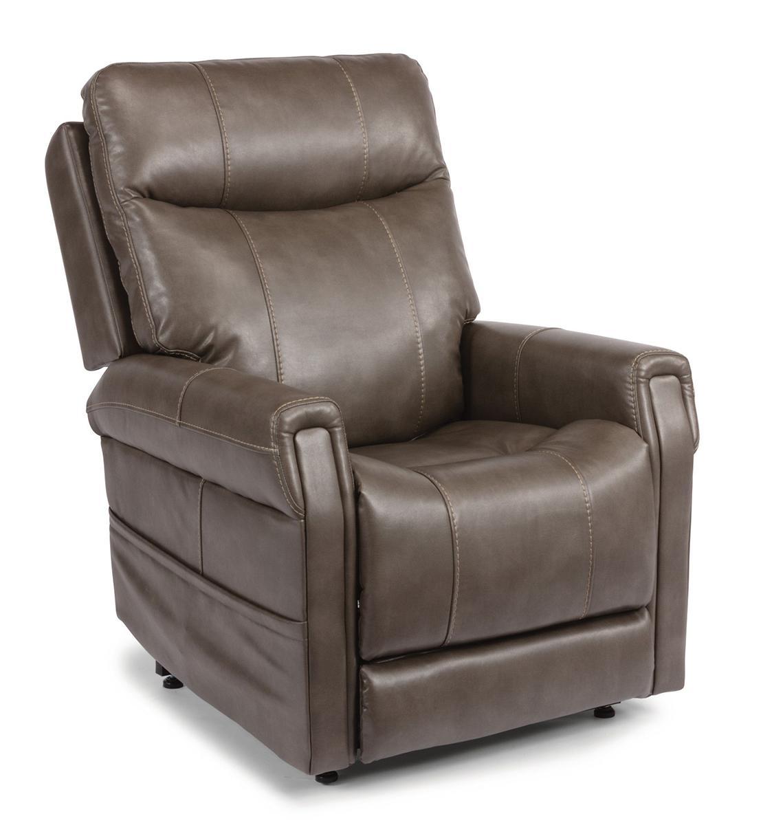 Flexsteel Jenkins Power Lift Recliner with Power Headrest and Lumbar image