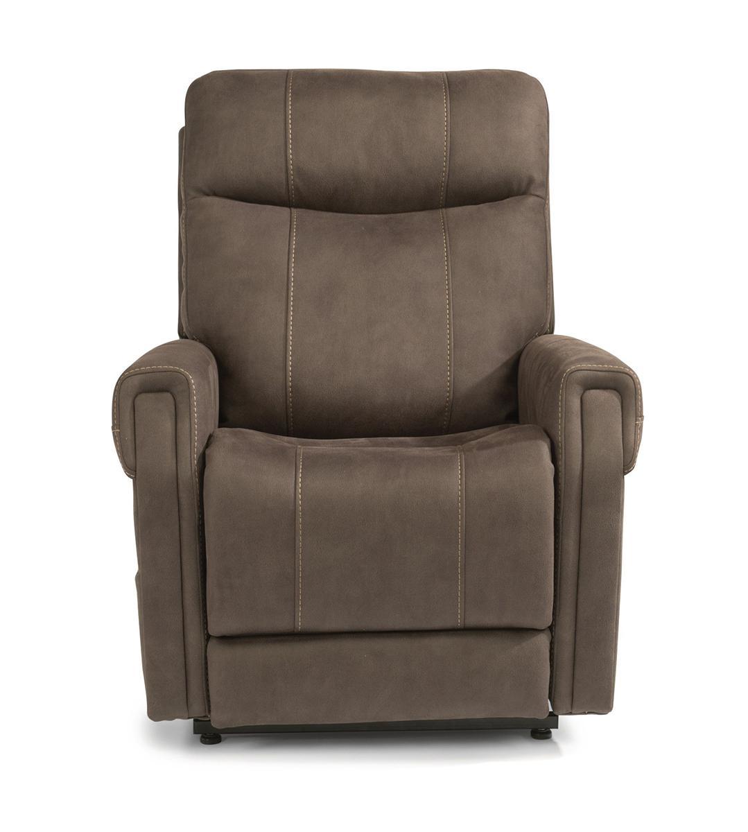 Flexsteel Jenkins Power Lift Recliner with Power Headrest and Lumbar