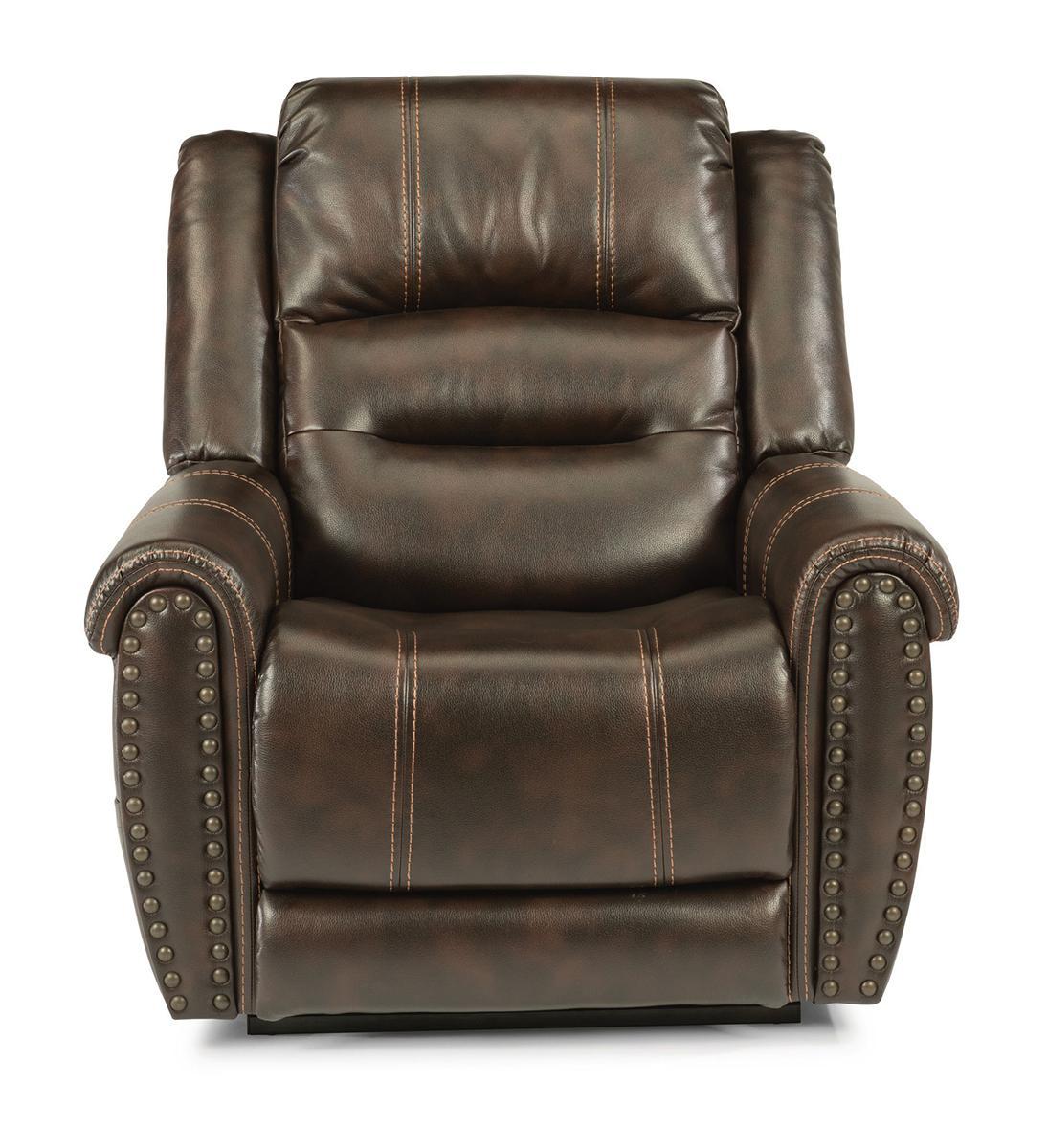 Flexsteel Oscar Power Lift Recliner with Power Headrest and Lumbar