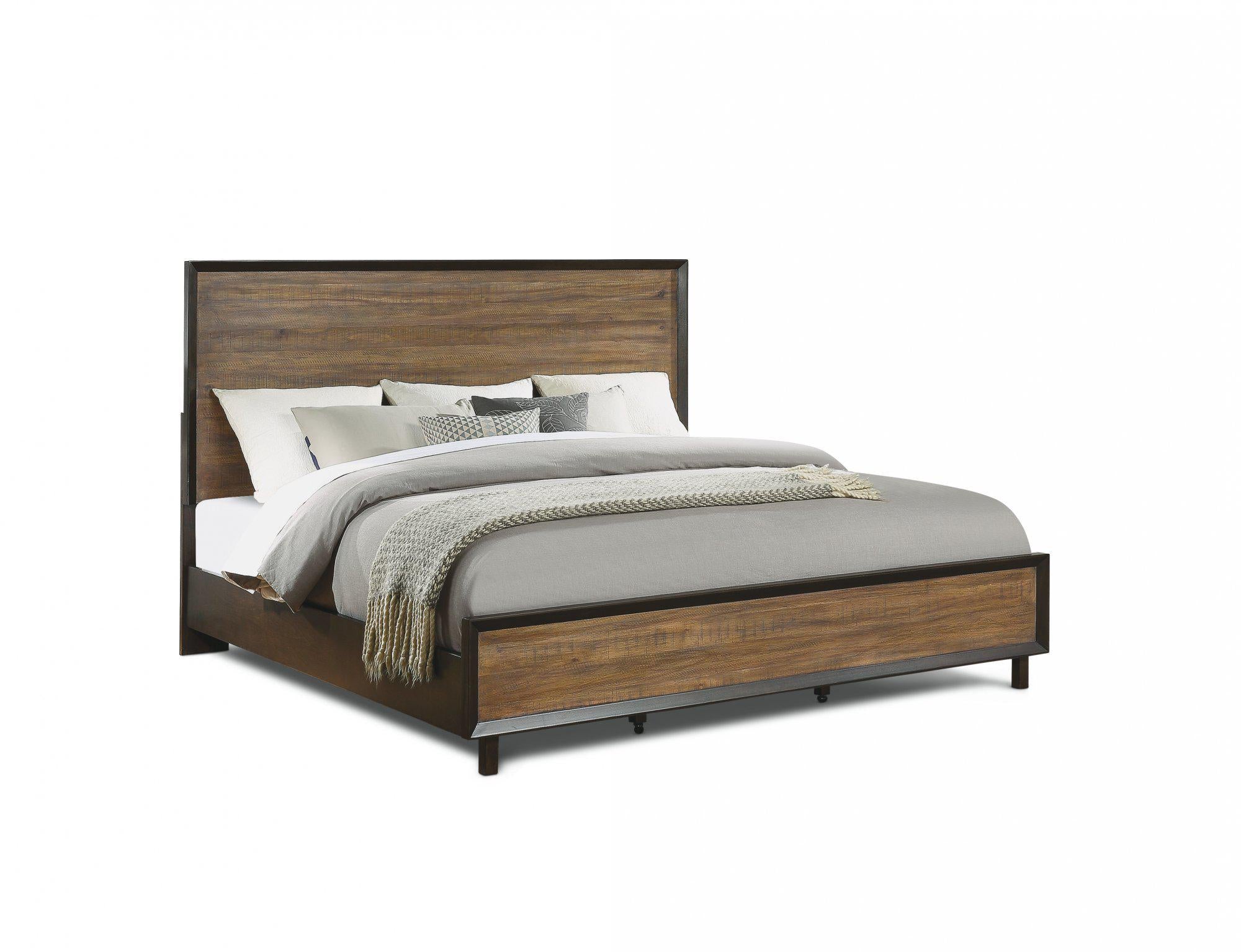 Flexsteel Wynwood Alpine King Panel Bed in Two-Tone image