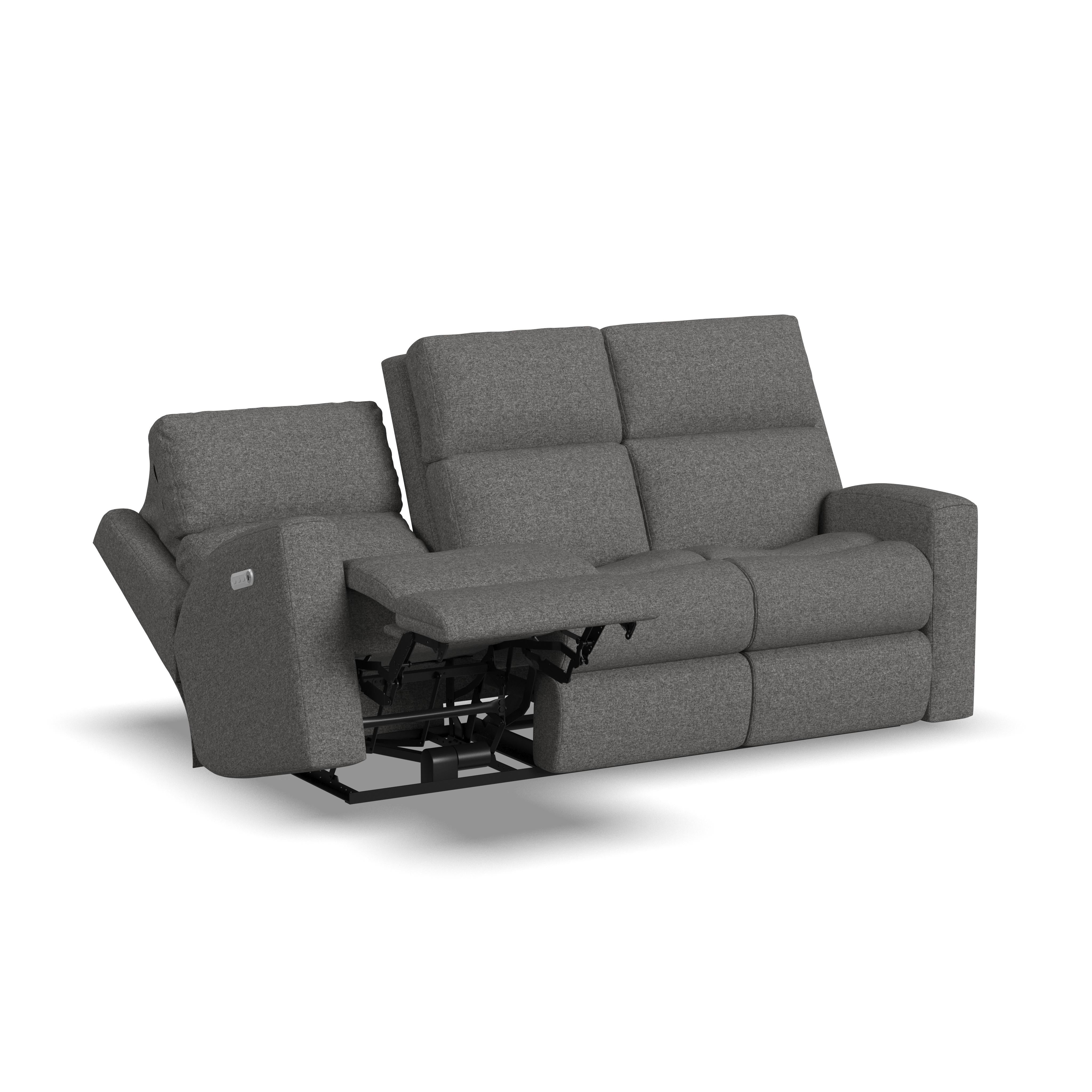 Score 2805-62L Power Reclining Sofa with Power Headrests & Lumbar