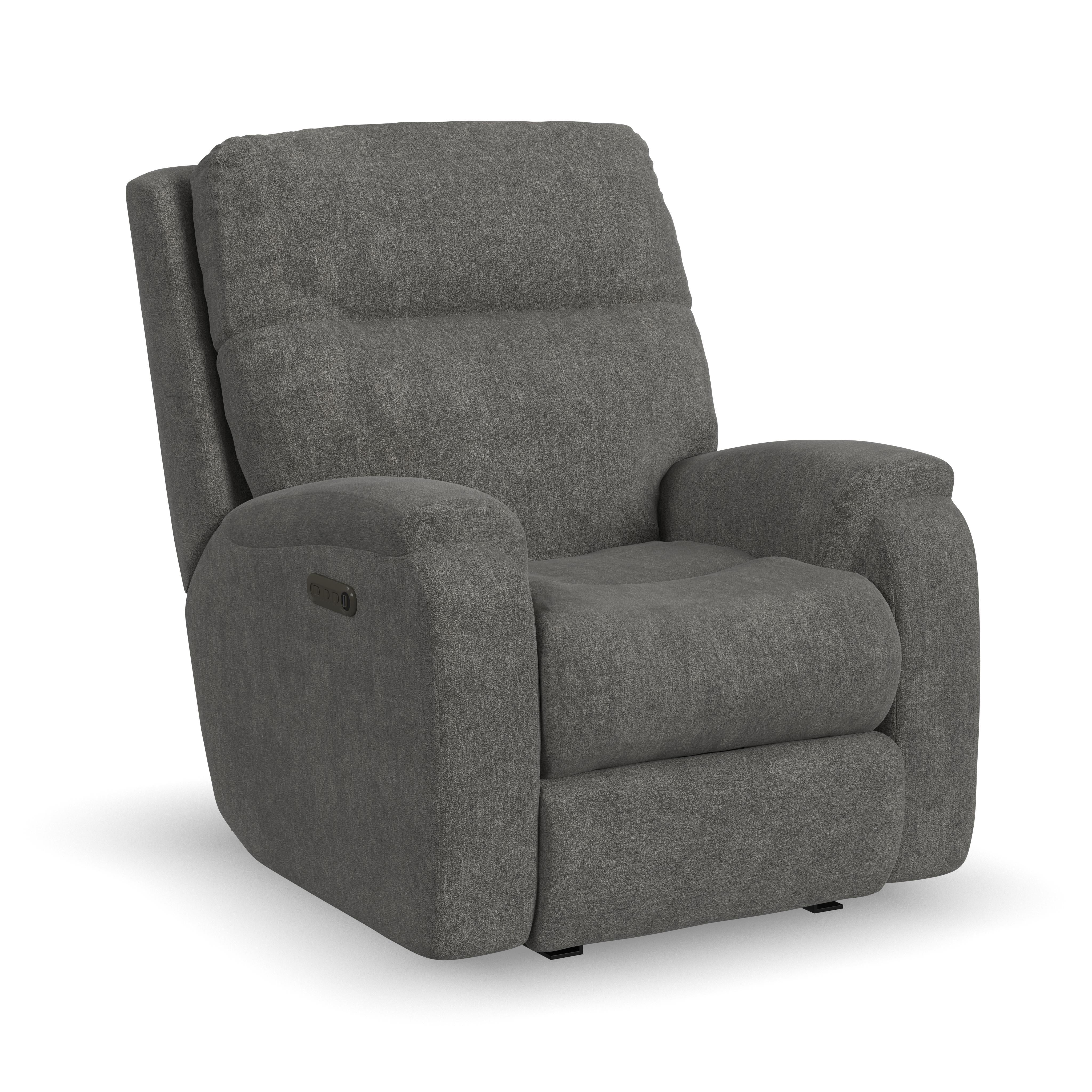 Penn 2860-51L Power Rocking Recliner with Power Headrest & Lumbar image