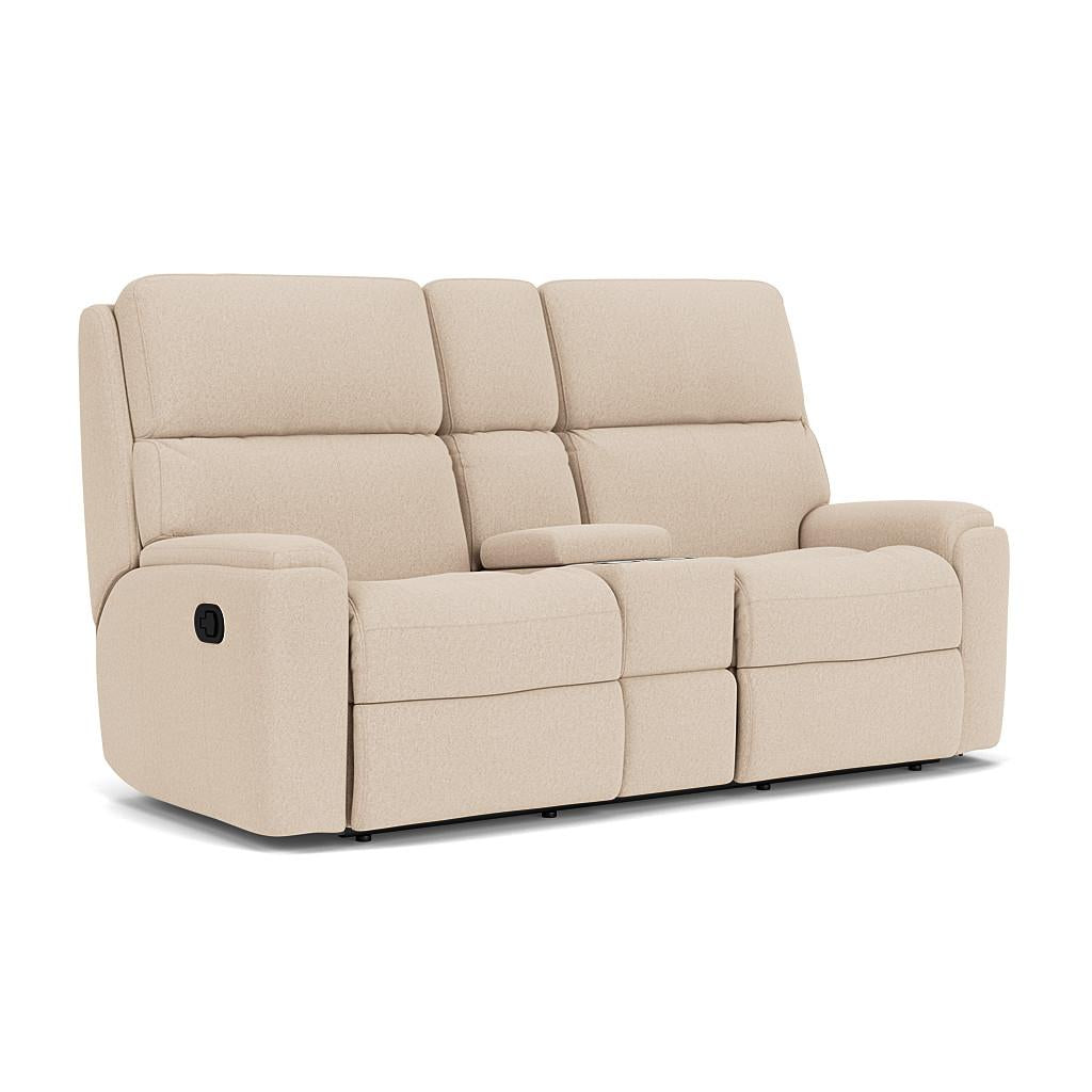 Rio 3904-601 Reclining Loveseat with Console