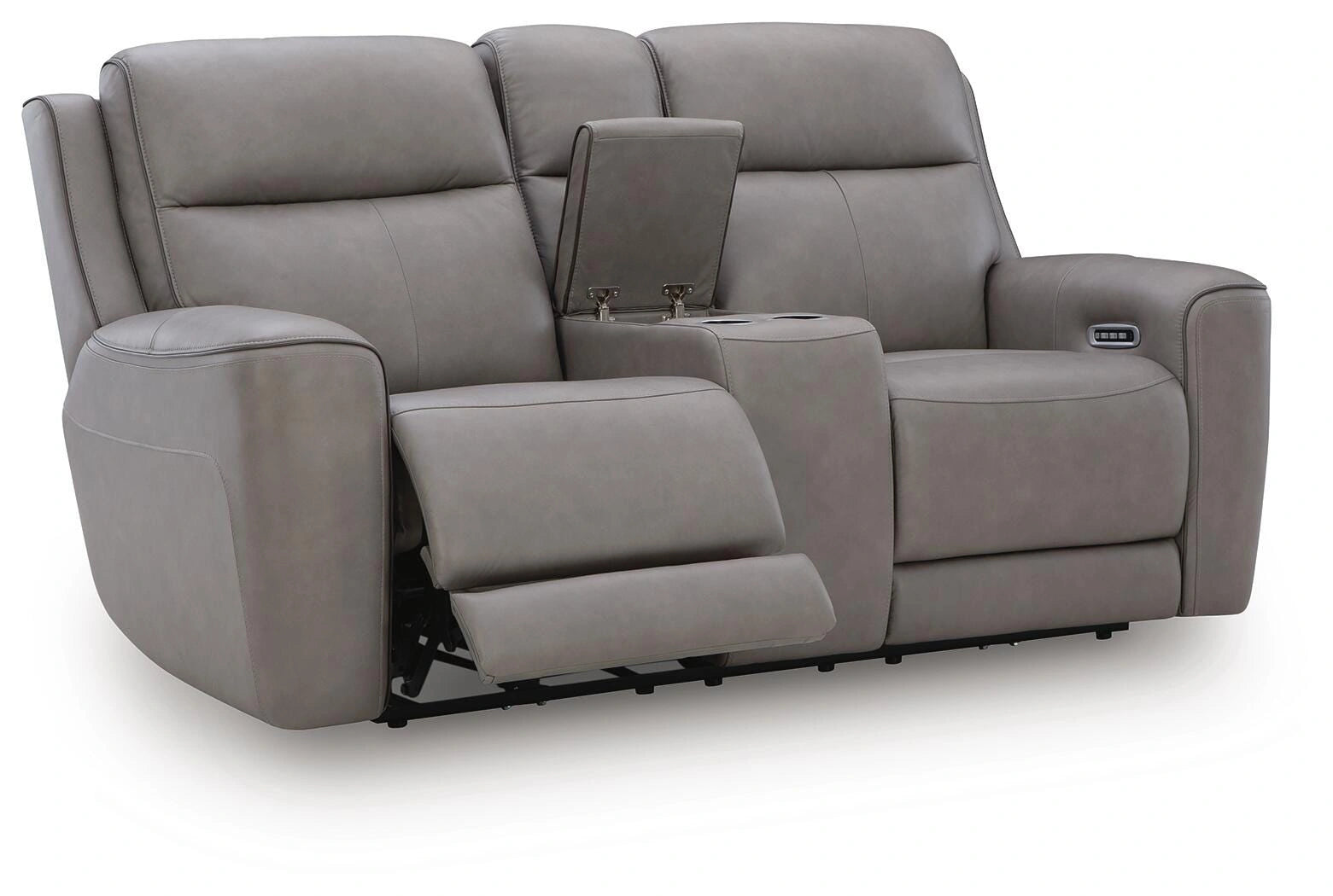 5Z-Comfort Power Reclining Loveseat with Console